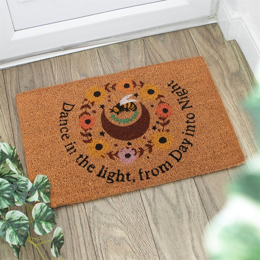 Natural Bee Radiant Doormat