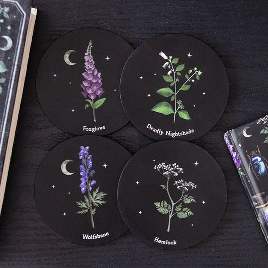 Poisonous Plants Coaster Set